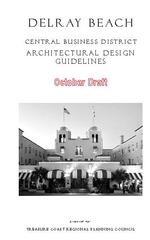 Delray Beach Central Business District architectural deign guidelines